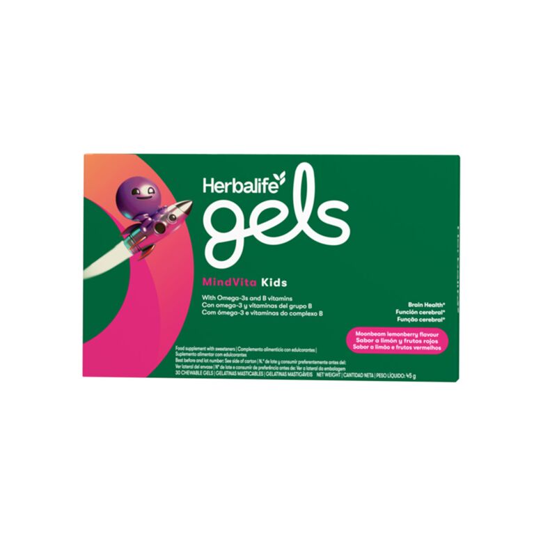 Herbalife Gels - MindVita Kids Moonbeam Lemonberry 30 chewable gels - SKU 379K