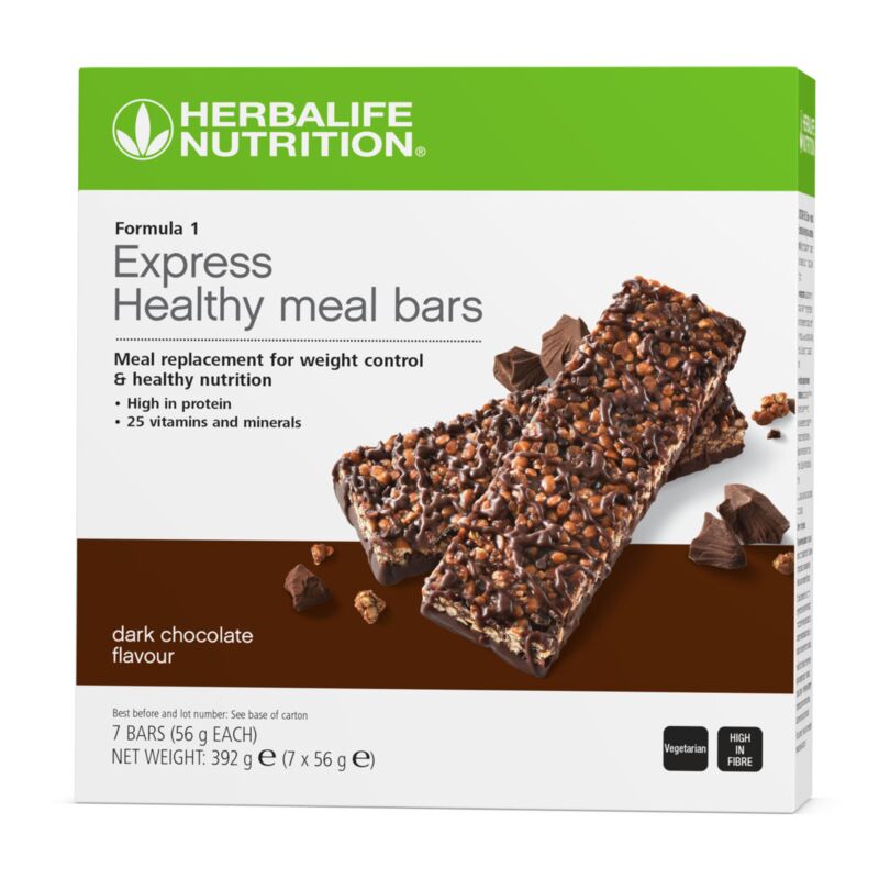 Formula 1 Express Healthy Meal Bars Dark Chocolate 7 bars per box - SKU 4472